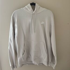 Nike Unisex Light Beige-Gray Hoodie